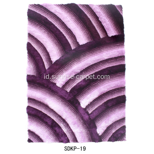 Silk Polyester Shaggy 3D dan 4D